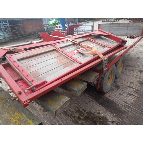 129 - Marshall 8ton tipping trailer +VAT