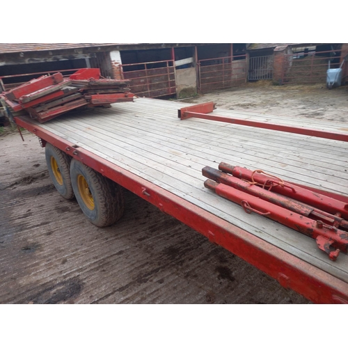 129 - Marshall 8ton tipping trailer +VAT