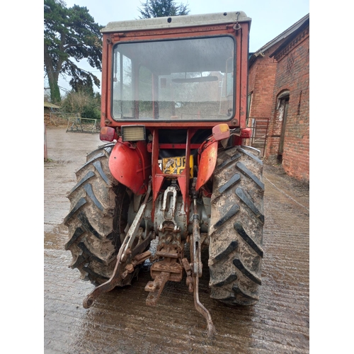 93 - Massey Ferguson 158 tractor. MkIII, PAVT wheels, cab, 3581hrs. SN. A193019. Reg. RUF 545X. V5