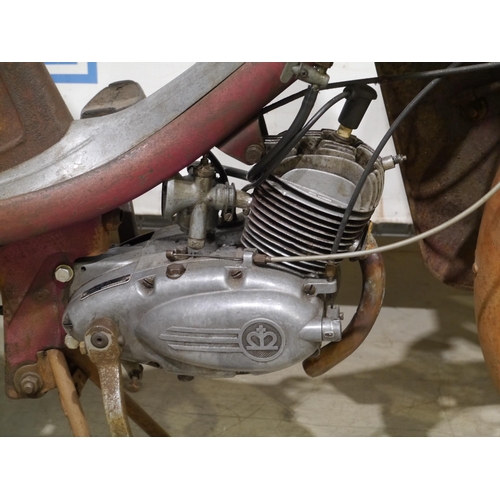 959 - Phillips Gadabout motorcycle. 1956. Good compression and spark. Barn find condition. Frame No. 13136... 