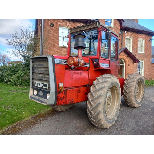 97 - Massey Ferguson 1250 tractor. Multi-power good. SN. R1903015. Reg. LKM 189M. V5