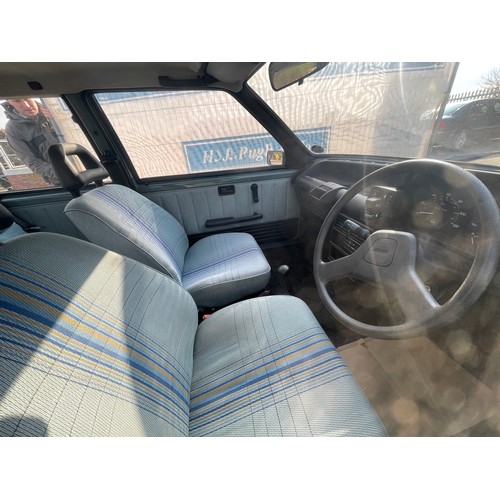 262 - Fiat UNO 45 Formula 3 door hatchback. 1987. 903cc. Mint green. 33305 miles from new, MOT until 19/01... 