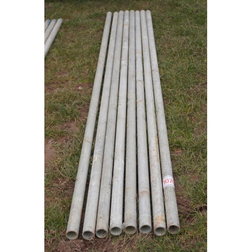 1070 - 8x10ft Aluminium scaffold poles