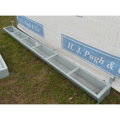 1101 - Galvanised hook on troughs 10ft -2