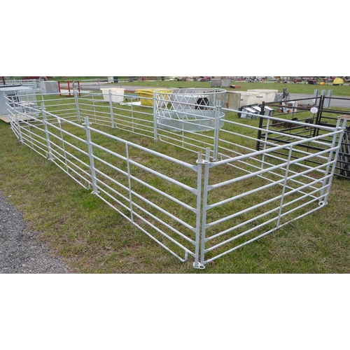 1106 - Galvanised hurdles 6ft -10