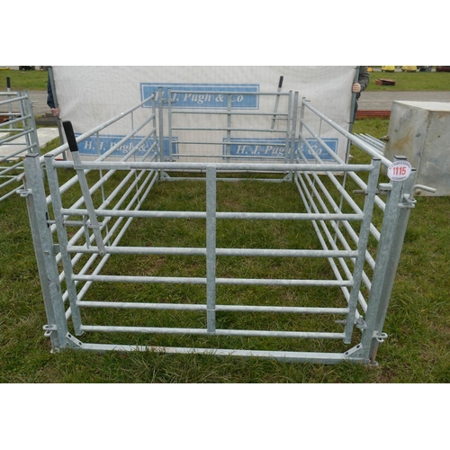 1115 - Galvanised sheep pen 10x6'