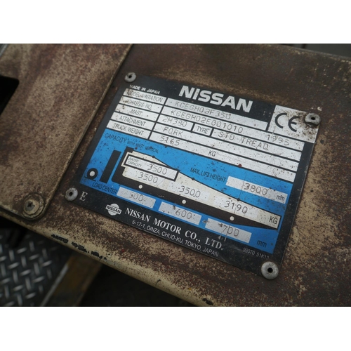 1171 - Nissan KCEGH 02F350 diesel fork lift