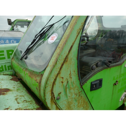 1182 - Merlo P40-14K loader with man basket and bracket. 6002hrs recorded. Reg. VU03 XOC