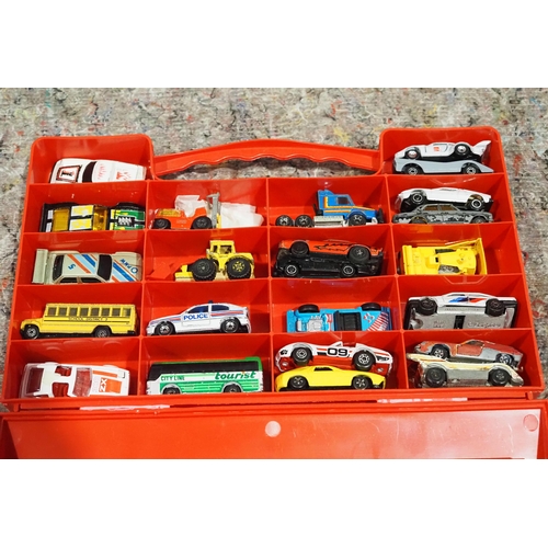 86 - Matchbox carry case and miniature models -23