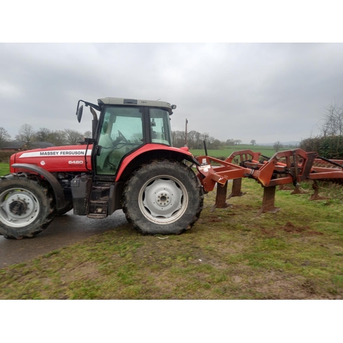 120 - Spaldings 3 leg flatlift with 5 cultivator tines and packer roller