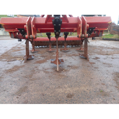 120 - Spaldings 3 leg flatlift with 5 cultivator tines and packer roller