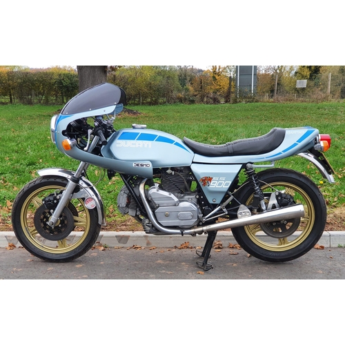 739 - Ducati SS900 motorcycle. 1979. 864cc. Frame no. 903123 Engine no. 903529, please note these numbers ... 