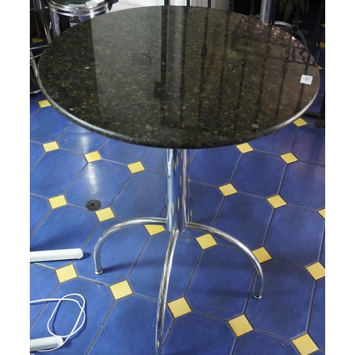 155 - 4- Granite bar tables