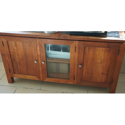 166 - Wooden sideboard 55x30