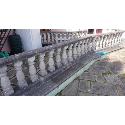 76 - Concrete balustrade approximately 40m long, 30