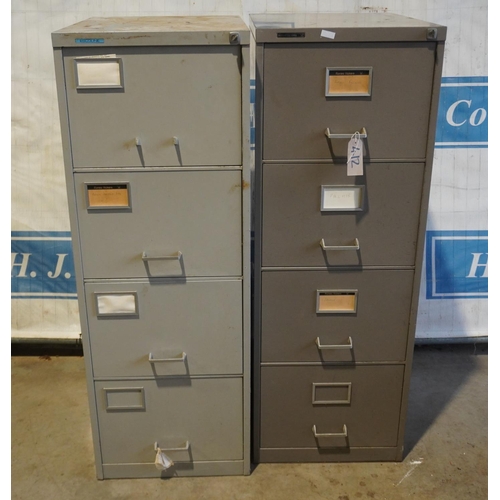 1043 - 2-4 Drawer filing cabinet
