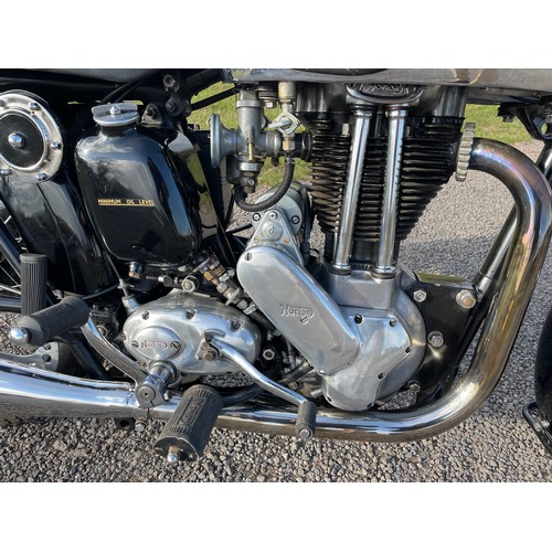 787 - Norton Model J4 ES2 motorcycle. 1954. 490cc. Runs and rides. Frame No. J453462. Engine No. 53462J. F... 