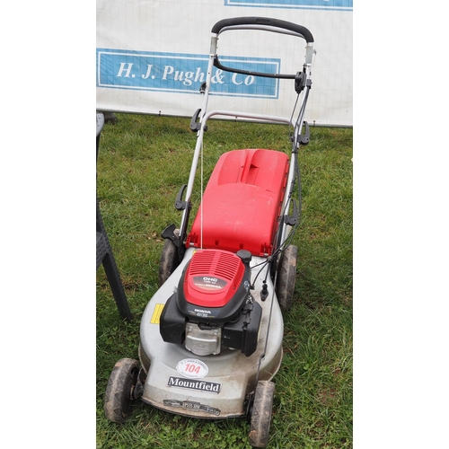 104 - Mountfield mower