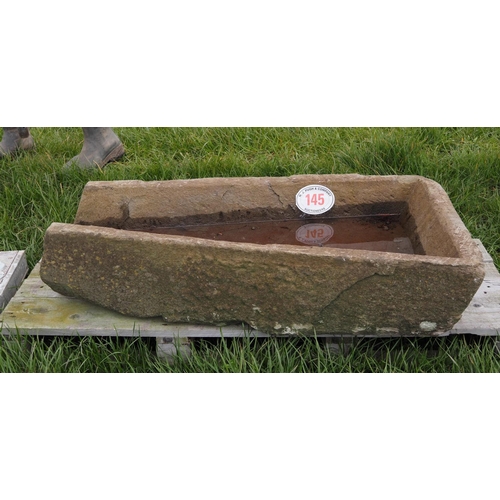 145 - Stone trough 38x22