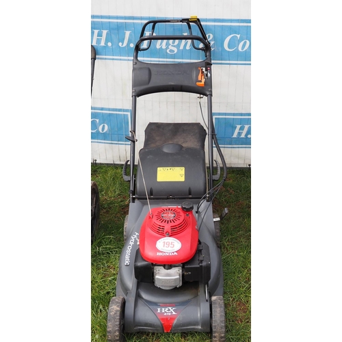 195 - Honda Hydrostatic mower