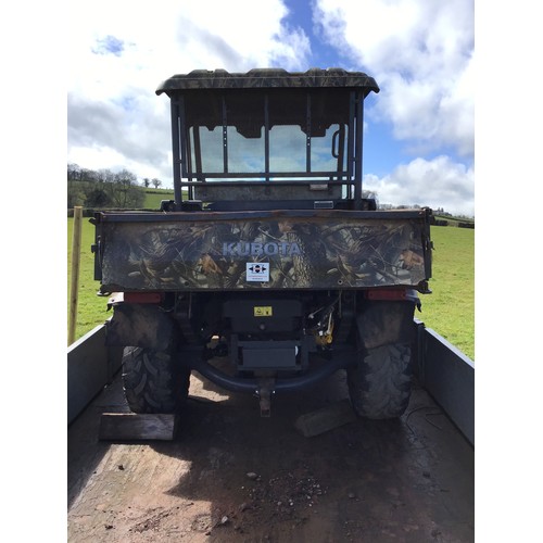 79 - Kubota RTV 900 4X4 quad. Serviced. Runs & drives. 5000hrs approx on clock. Good reliable machine. Ke... 