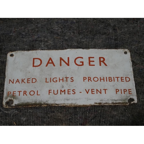 Enamel sign - Danger 6x12