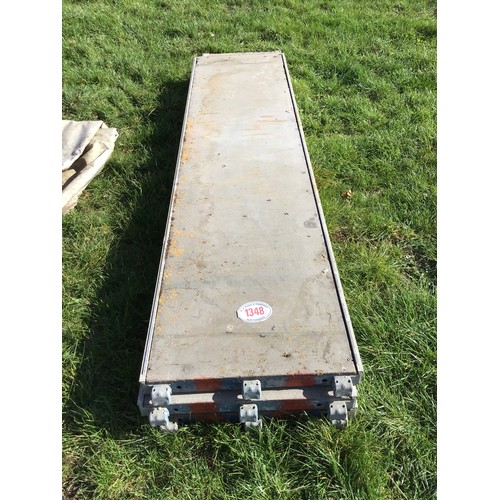 1348 - Scaffold walk boards 8ft -2 and one other