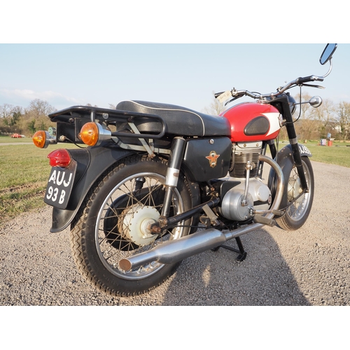 705 - Matchless 250 motorcycle. 1964. Engine no. 11215, frame no. 14726. Out of a private collection. Reg.... 