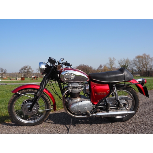 713 - BSA 650 Lightning motorcycle. 1970 c/w BSA dating certificate and matching numbers. Reg. BHY 669H. V... 
