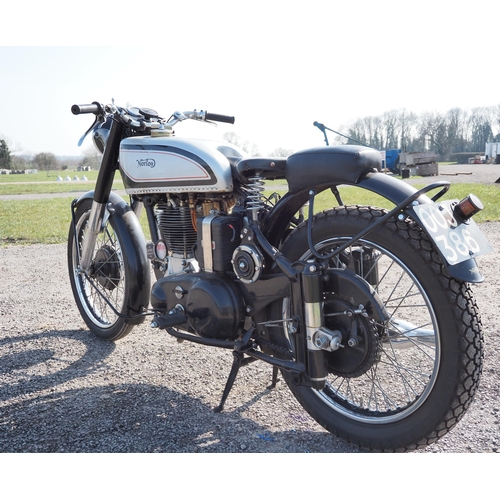 734 - Norton ES2 motorcycle. 1951. Being sold as a deceased estate. Fitted with a 1947 Norton Internationa... 