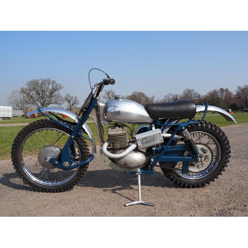 737 - Greeves motorcycle. 1962. Model 24MDS/Motocross. Frame no. 24MDS596. Dispatched to Rickman Bros, Han... 