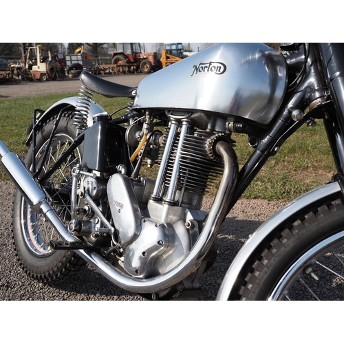 738 - Norton 500T Tele Rigid trials motorcycle. 1950. 490cc. Frame no. 30023 This bike featured in classic... 
