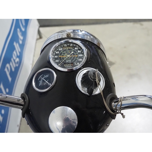 800 - Triumph pre unit 5T/T100 motorcycle. 1956. 500cc. All alloy engine with historic log books, original... 