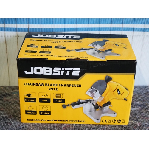 1378 - Jobsite chainsaw sharpener