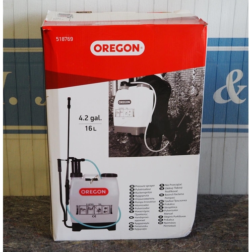 1379 - Oregon 16l knapsack sprayer