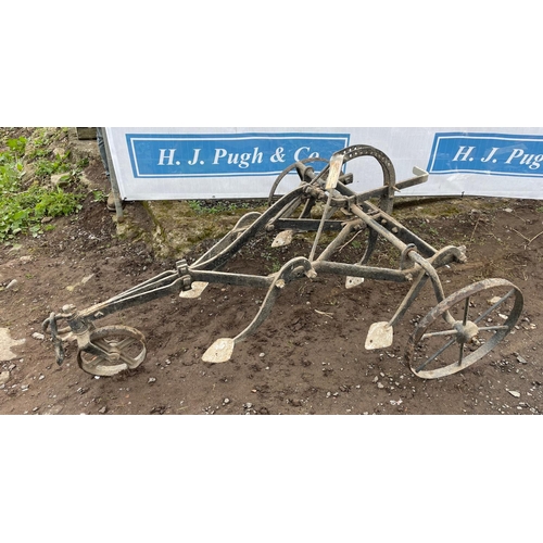 148 - Horse drawn spade foot cultivator