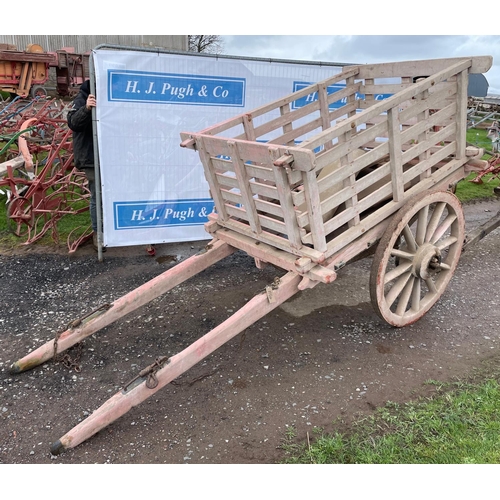 182 - Horse drawn livestock cart