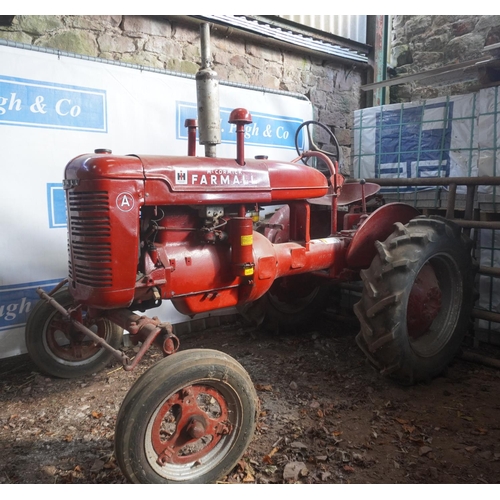 193 - International McCormick Farmall tractor. 1948. Restored in 1983 by Douglas Horne