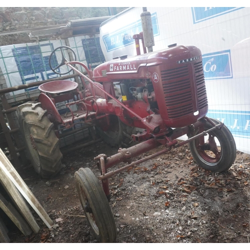 193 - International McCormick Farmall tractor. 1948. Restored in 1983 by Douglas Horne