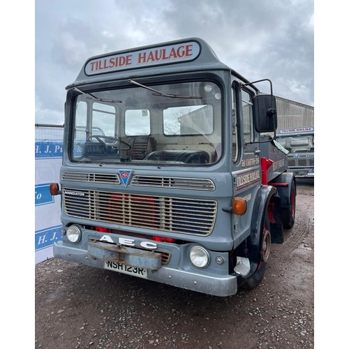 197 - AEC Mandator heavy haulage lorry. 1977. Starts and runs. restored, barn stored. 171,216miles. Engine... 