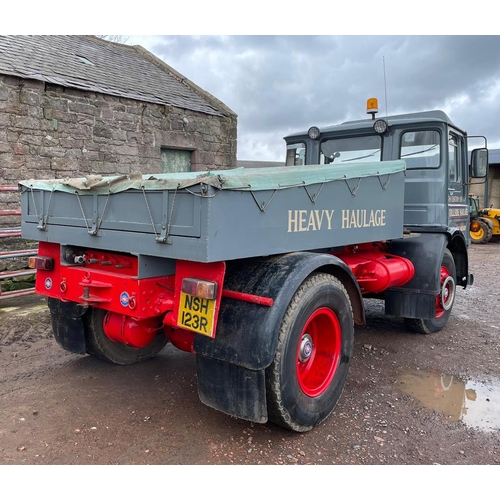 197 - AEC Mandator heavy haulage lorry. 1977. Starts and runs. restored, barn stored. 171,216miles. Engine... 