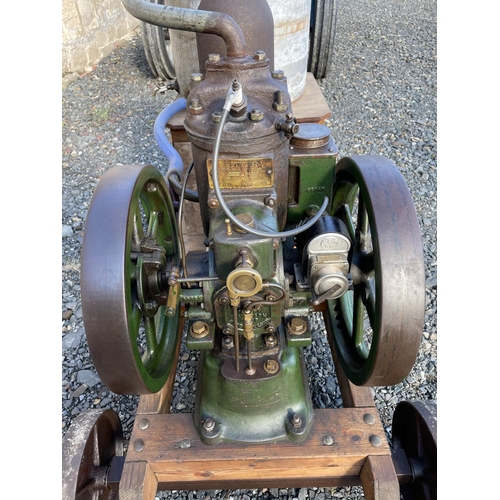 210 - Petter M stationary engine on trolley 1930's 3HP