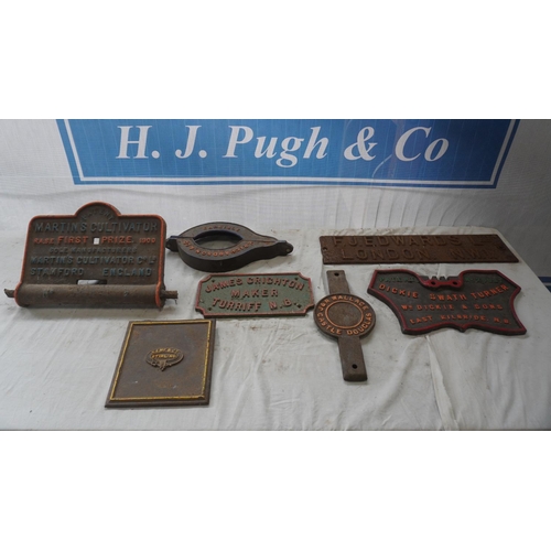 268 - Implement plaques -7