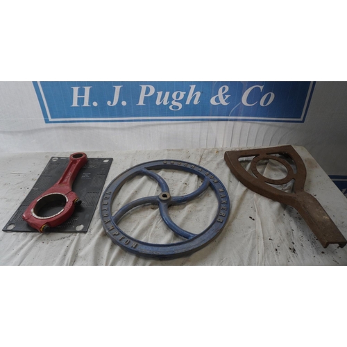 273 - Plaques and implement wheel