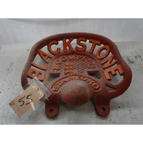 275 - Cast iron seat- Blackstone Stamford