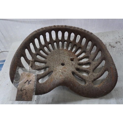 277 - Cast iron seat- Jack & Sons, Maybole