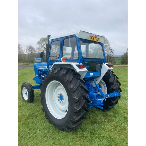 217 - Ford 7000 tractor, 1975.  Fully restored 2018.  Reg. LFM 780N Excellent tractor