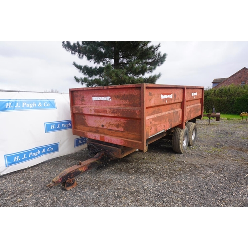 113 - Marshall 8ton TA muck trailer