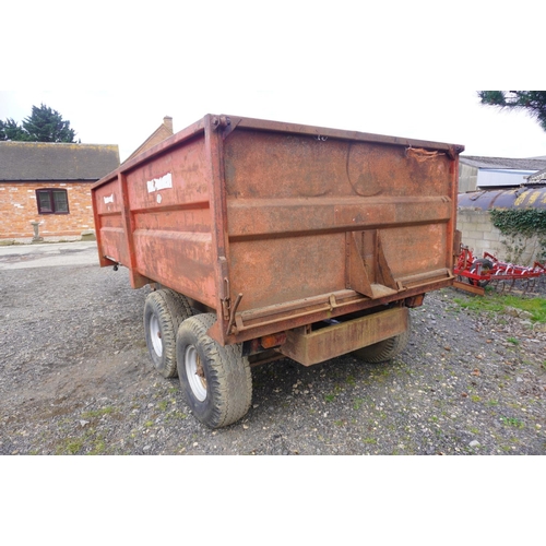 113 - Marshall 8ton TA muck trailer