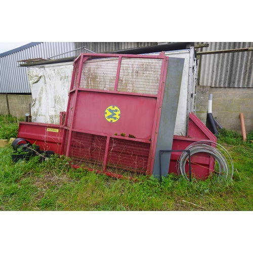 115 - Marshall 10ton TA trailer. Silage sides, oil brakes, sprung axles 12.5/80-15.3